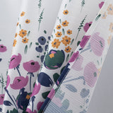 RT Designers Collection Polyester Cucina Love laugh Slub 3 Piece Kitchen Curtains Valance & Tiers Set 52" x 18" Muticolor