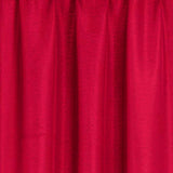 RT Designers Collection 100% Polyester Gibson Solid 3 Piece Kitchen Curtains Valance & Tiers Set 54" x 18" Red
