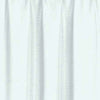 RT Designers Collection 100% Polyester Gibson Solid 3 Piece Kitchen Curtains Valance & Tiers Set 54" x 18" White