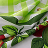 RT Designers Collection Polyester Ruffle 3Piece Apple Printed Kitchen Curtains Tier & Swag Set 60" x 36" Muticolor