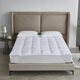 Kathy Ireland Brrr Pro Cooling Tencel ™ Lyocell/Polyester-Filled Mattress Pad - White
