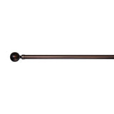Versailles LX01 Ball Finial Rod Set - Antique Bronze/Brown
