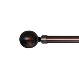 Versailles LX01 Ball Finial Rod Set - Antique Bronze/Brown