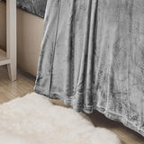 Lavana Microplush Ultra Premium All Season Soft Brushed Sheet Sets Light Grey by Plazatex