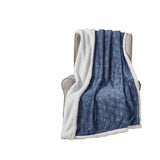 Louvre Plush All Season 50"x60" Blue Throw