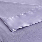 Shavel Micro Flannel High Quality Durable Luxuriously Soft & Warm Satin Hemmed All Seasons Sheet Blanket