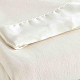 Shavel Micro Flannel High Quality Durable Luxuriously Soft & Warm Satin Hemmed All Seasons Sheet Blanket