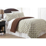 Shavel Micro Flannel High Quality Solid Color Reversible Luxuriously Soft & Warm Comfortable Comforter Mini Set