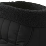 Shavel 100% Polyester Luxury Micro Flannel Heated Charcoal Foot Warmer One Size Black