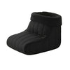 Shavel 100% Polyester Luxury Micro Flannel Heated Charcoal Foot Warmer One Size Black