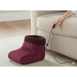 Shavel 100% Polyester Luxury Micro Flannel Heated Foot Warmer One Size Wine