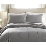 Shavel Home Products - Micro Flannel Reverse to  Comforter Set