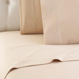 Shavel Micro Flannel Quality Sheet Set - Cal King Flat/Fitted Sheet 108x110/84x72x18" 2-Pillowcase 21x40" - Chino.