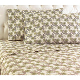 Shavel Micro Flannel Printed Sheet Set - Pinecones