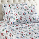 Shavel Micro Flannel Printed Sheet Set
