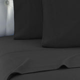 Shavel Micro Flannel High Quality Sheet Set - Twin XL Flat/Fitted Sheet 66x96"/81x39x14" Pillowcase 21x32" - Charcoal.