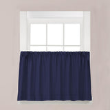 Saturday Knight Ltd Holden High Quality Stylish Soft And Clean Look Window Tier Pair - 2 Piece - Natural