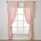 SKL Home By Saturday Knight Ltd Sarah Window Curtain Panel Pair - 2-Pack - Blush