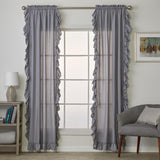 SKL Home By Saturday Knight Ltd Sarah Window Curtain Panel Pair - 2-Pack - Gray