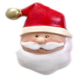 Carnation Home Fashions "Santa Claus" Resin Shower Curtain Hooks - Multi 1.5x1.5"
