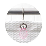 Carnation Home Fashions "Prism" Resin Shower Curtain Hooks - 1.5x1.5"