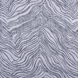 RT Designer Collection Crystal Jacquard Rod Pocket Foam Back Luxurious Modern Design Curtain Panel 54" x 84" Charcoal