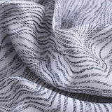 RT Designer Collection Crystal Jacquard Rod Pocket Foam Back Luxurious Modern Design Curtain Panel 54" x 84" Charcoal