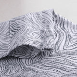RT Designer Collection Crystal Jacquard Rod Pocket Foam Back Luxurious Modern Design Curtain Panel 54" x 84" Charcoal
