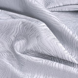 RT Designer Collection Crystal Jacquard Rod Pocket Foam Back Luxurious Modern Design Curtain Panel 54" x 84" Silver