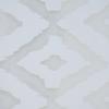 RT Designer Collection Heathrow Halo Foil Blackout Luxurious Decorative Grommet Curtain Panel 54" x 90" White