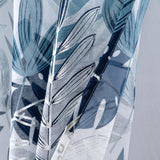 RT Designer Collection Fern Foil Printed Doily Luxurious Decorative Grommet Curtain Panel 54" x 90" Wedge