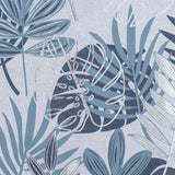 RT Designer Collection Fern Foil Printed Doily Luxurious Decorative Grommet Curtain Panel 54" x 90" Wedge