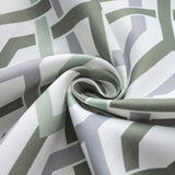 RT Designer Collection Rory Printed Blackout Luxurious Decorative Grommet Curtain Panel Sage