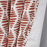 RT Designer Collection Justice Printed Blackout Luxurious Decorative Grommet Curtain Panel Spice