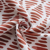 RT Designer Collection Justice Printed Blackout Luxurious Decorative Grommet Curtain Panel Spice
