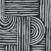 RT Designer Collection Ashton Printed Blackout Luxurious Decorative Grommet Curtain Panel 54