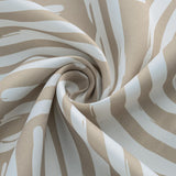 RT Designer Collection Ashton Printed Blackout Luxurious Decorative Grommet Curtain Panel 54" x 84" Taupe