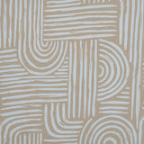 RT Designer Collection Ashton Printed Blackout Luxurious Decorative Grommet Curtain Panel 54" x 84" Taupe