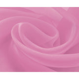 RT Designer Collection Celine Sheer Luxurious Modern Design Curtain Panel 54" x 84" Pink