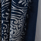 RT Designers Collection Helena Halo Foil Blackout Polyester Window Curtain Grommet Panel 52" x 84" Navy
