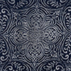 RT Designers Collection Helena Halo Foil Blackout Polyester Window Curtain Grommet Panel 52