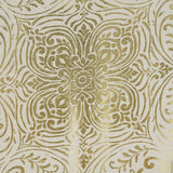 RT Designers Collection Helena Halo Foil Blackout Polyester Window Curtain Grommet Panel 52" x 84" Taupe