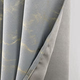 RT Designers Collection Heidi Halo Foil Blackout Polyester Window Curtain Grommet Panel 52" x 84" Silver
