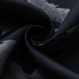 RT Designers Collection Heathrow Halo Foil Blackout Polyester Window Curtain Grommet Panel 52" x 84" Black