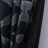 RT Designers Collection Heathrow Halo Foil Blackout Polyester Window Curtain Grommet Panel 52" x 84" Black