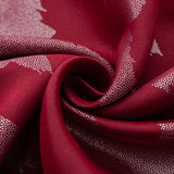 RT Designers Collection Heathrow Halo Foil Blackout Polyester Window Curtain Grommet Panel 52" x 84" Red