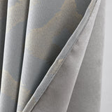 RT Designers Collection Heathrow Halo Foil Blackout Polyester Window Curtain Grommet Panel 52" x 84" Silver