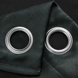 RT Designers Collection Oakley Embossed Blackout Polyester Window Curtain Grommet Panel Black