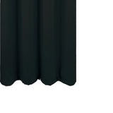 RT Designers Collection Oakley Embossed Blackout Polyester Window Curtain Grommet Panel Black