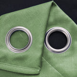 RT Designers Collection Oakley Embossed Blackout Polyester Window Curtain Grommet Panel Sage